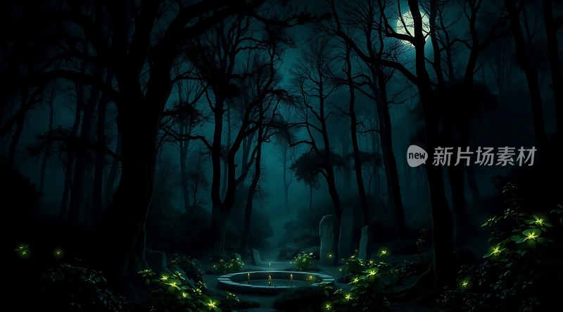 神秘森林之夜