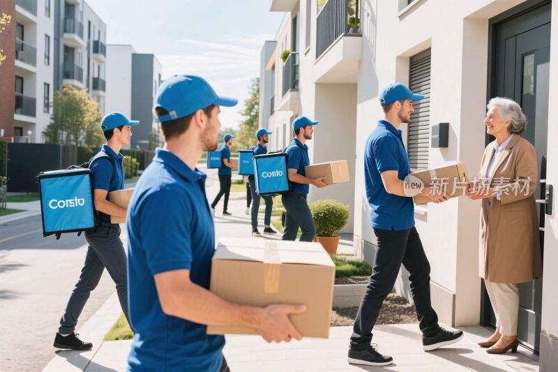 配送人员配送货物