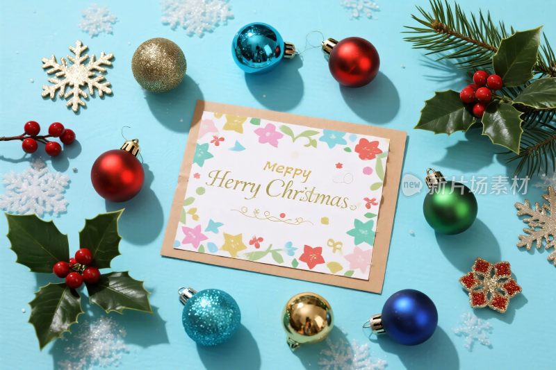 圣诞装饰贺卡