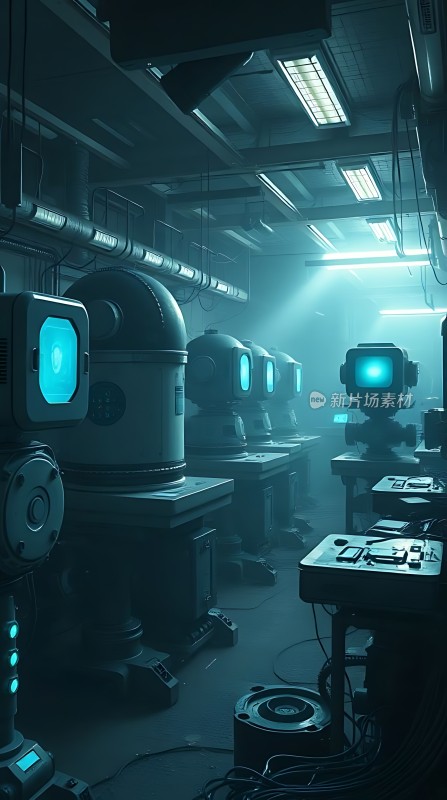 科技实验室未来机械装置