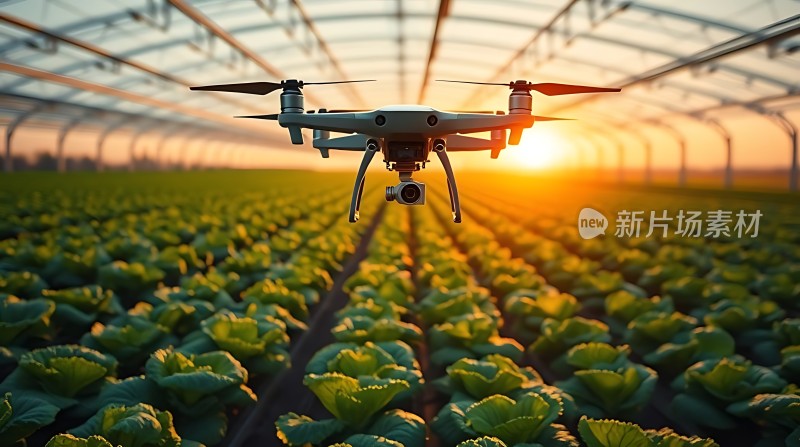 科技助力农业发展无人机监测农田作物生长状况