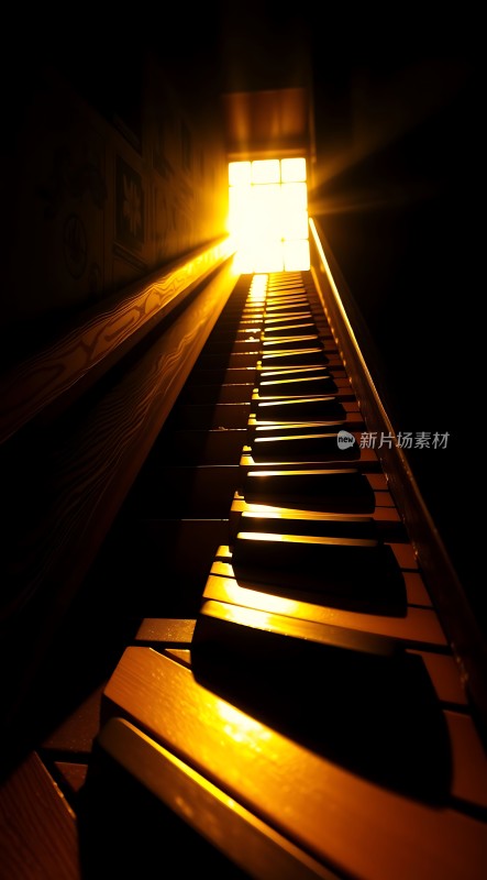钢琴光影