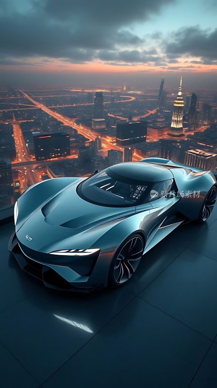 未来座驾城市天际线上的速度与激情