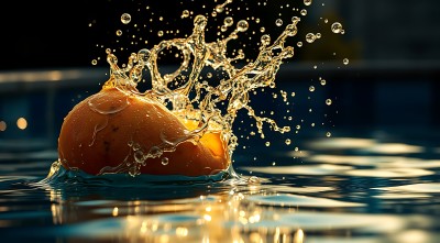 橙子入水 橙子入水