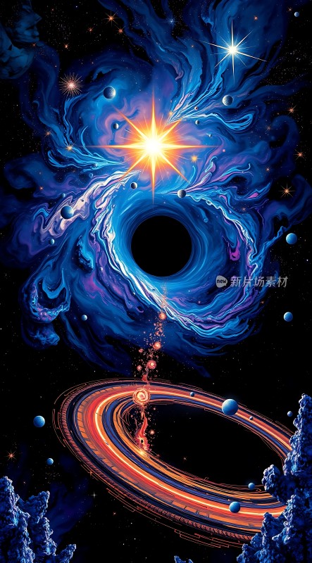 宇宙奇观黑洞与星环