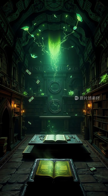 神秘图书馆秘籍之光