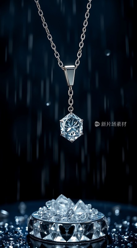 璀璨钻石项链闪耀夺目尽显奢华魅力