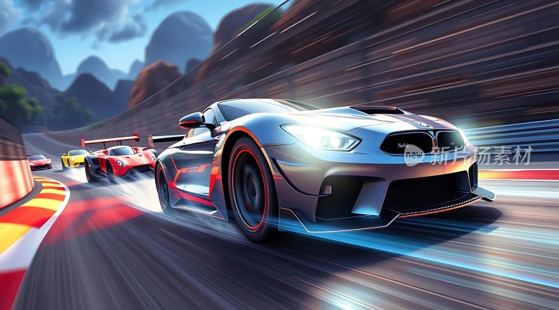 赛道飞驰赛车竞速