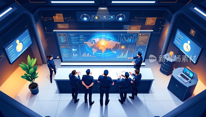 智能监控中心科技助力安全守护