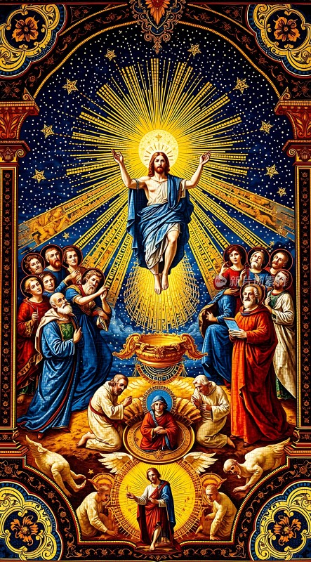 基督升天图