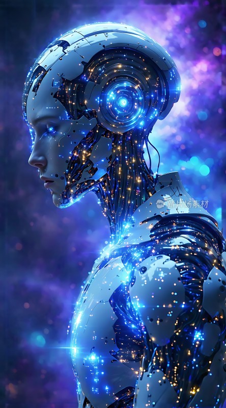 智能机器人未来科技感十足