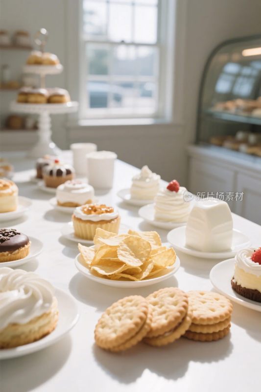 甜点与烘焙食品展示