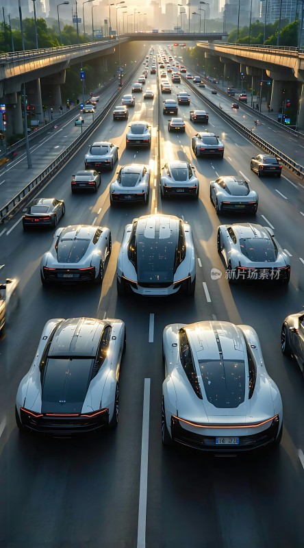 未来之城智能汽车引领交通新潮流