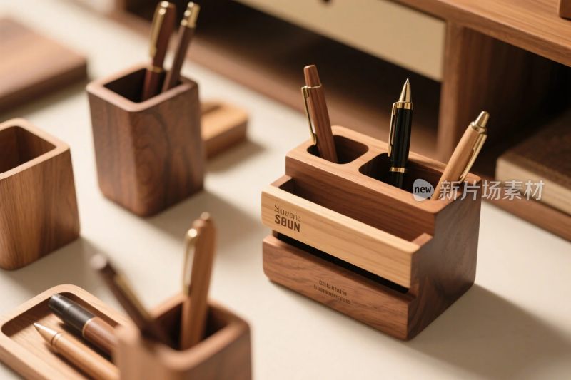 木质文具收纳架