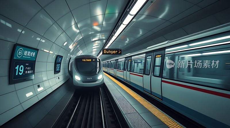 地铁新干线现代科技与便捷出行的完美结合