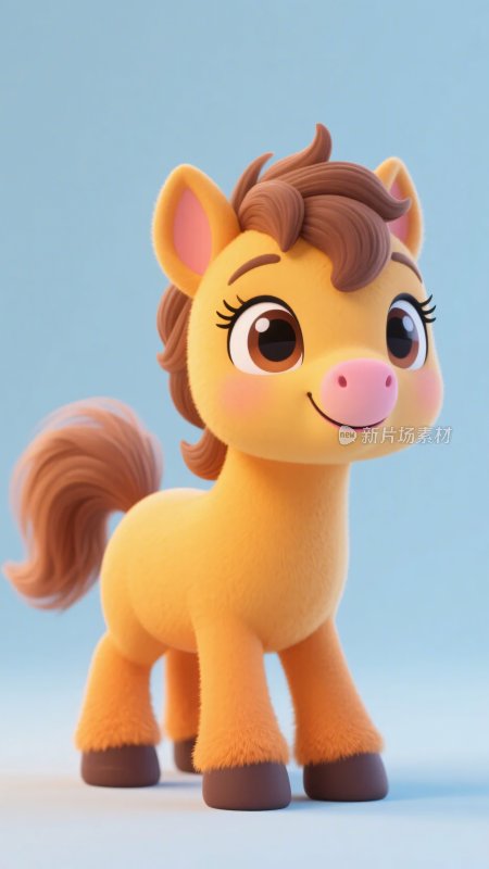 可爱卡通小马形象