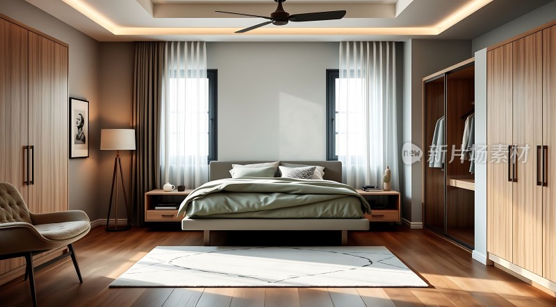 现代卧室设计简约风格舒适温馨