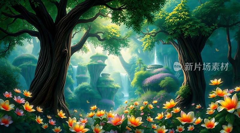 神秘森林秘境之旅