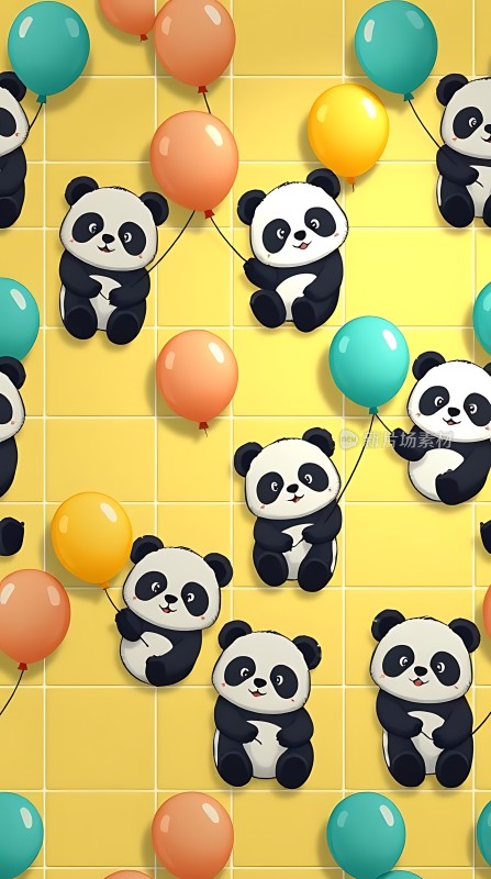 熊猫气球欢乐派对