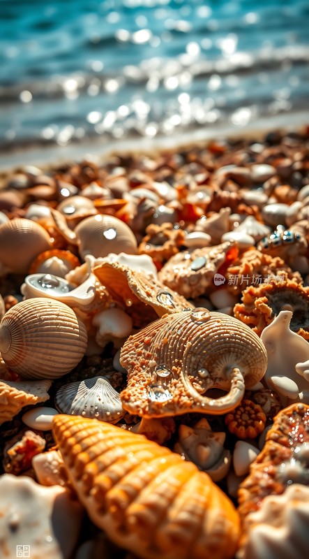 阳光下的贝壳世界