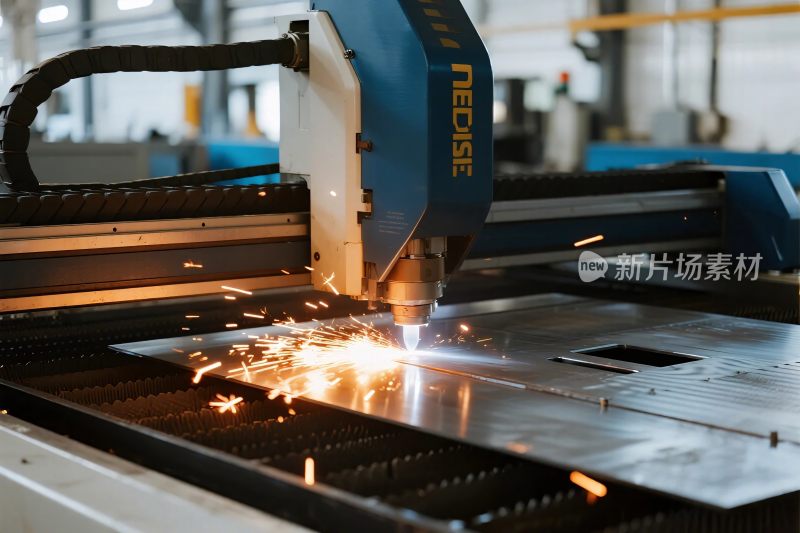 工业激光切割设备作业