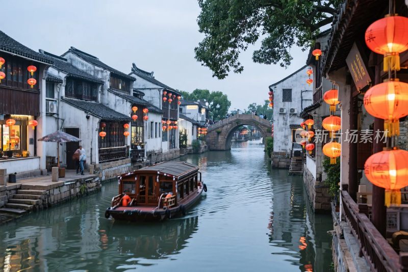 江南水乡古镇风光