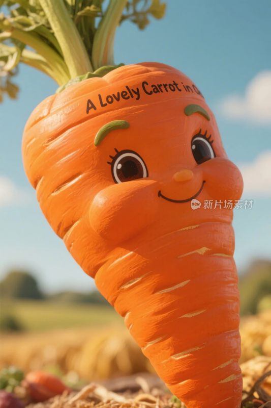 可爱拟人胡萝卜