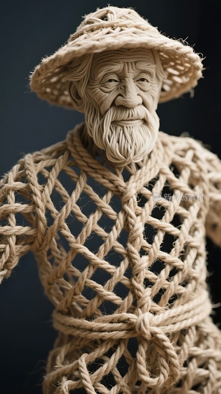 绳结老人