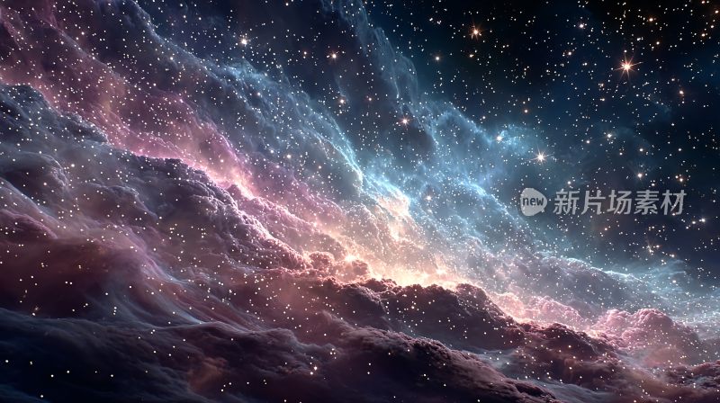 梦幻绚丽的宇宙星空景象