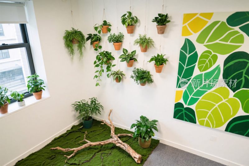 室内植物布置场景