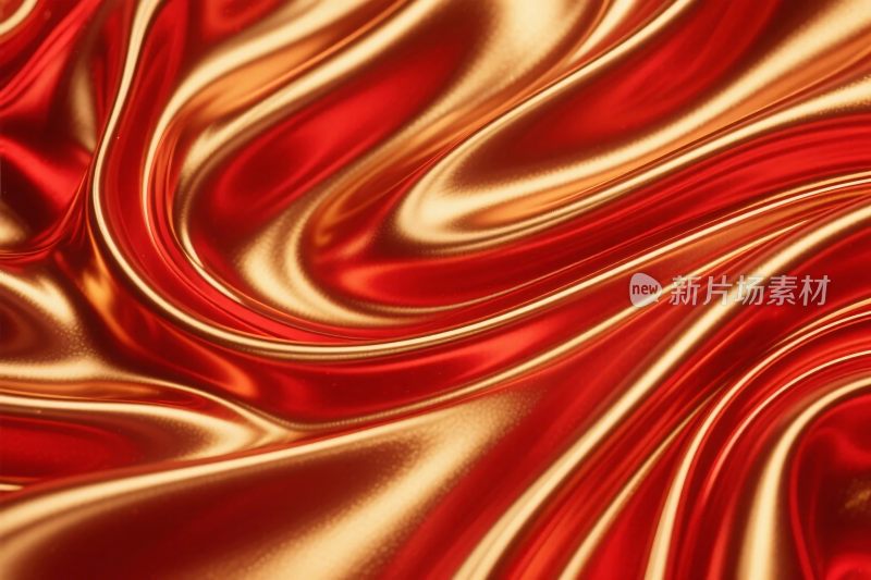 红金丝绸质感背景