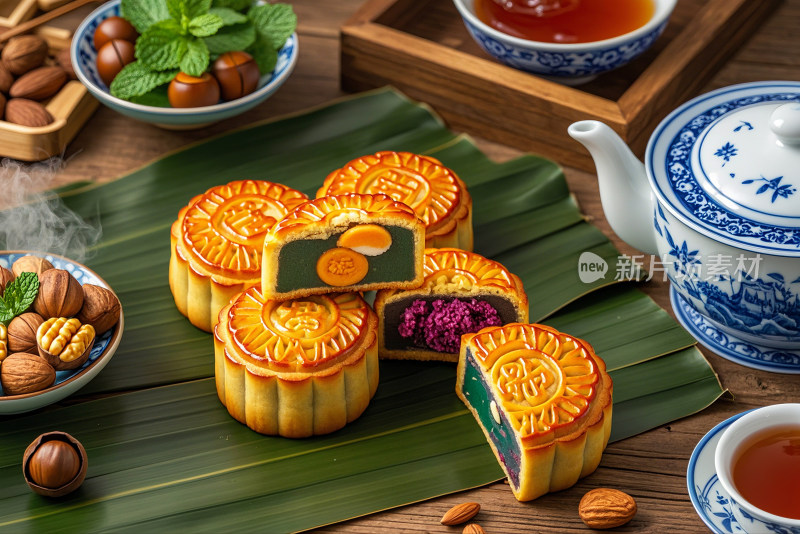 中秋节粽子创意摄影