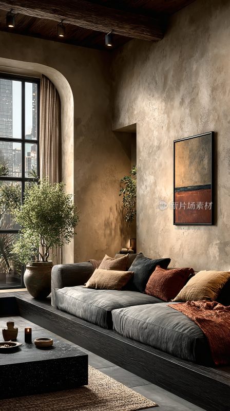 简约温馨的室内客厅场景