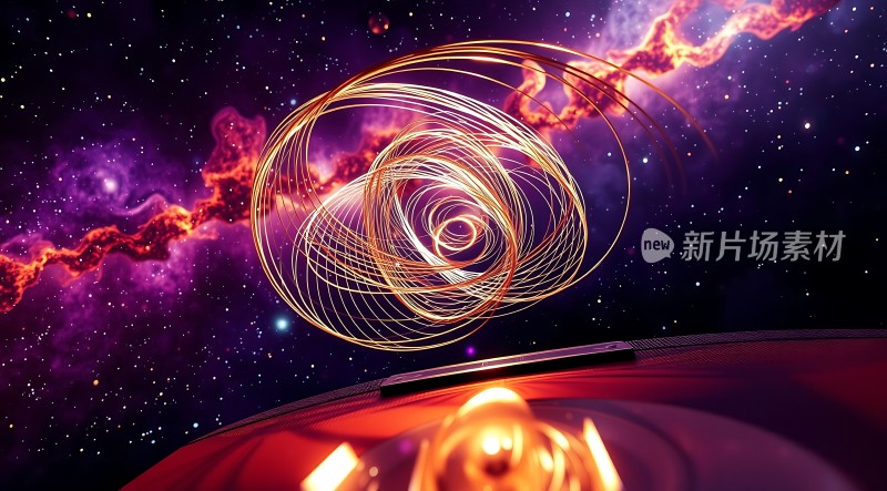 新片场素材宇宙磁场漩涡