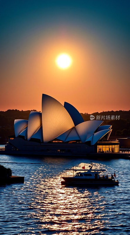 日落悉尼歌剧院