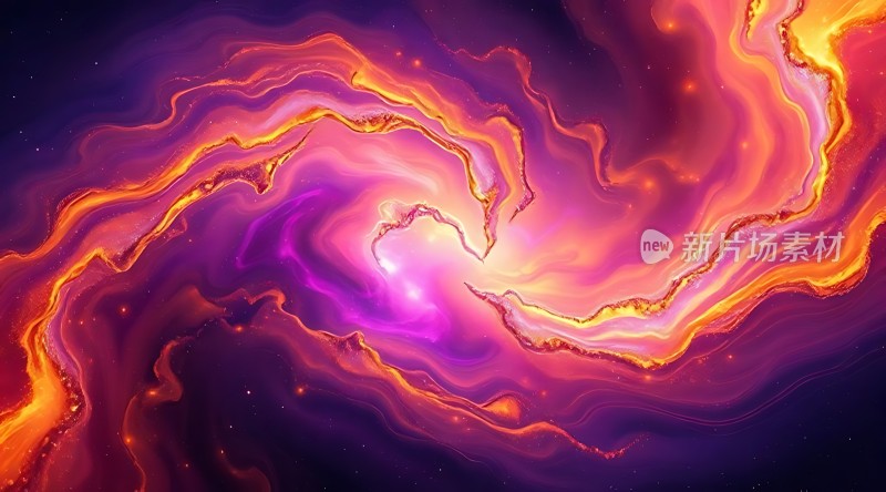 紫色星云漩涡