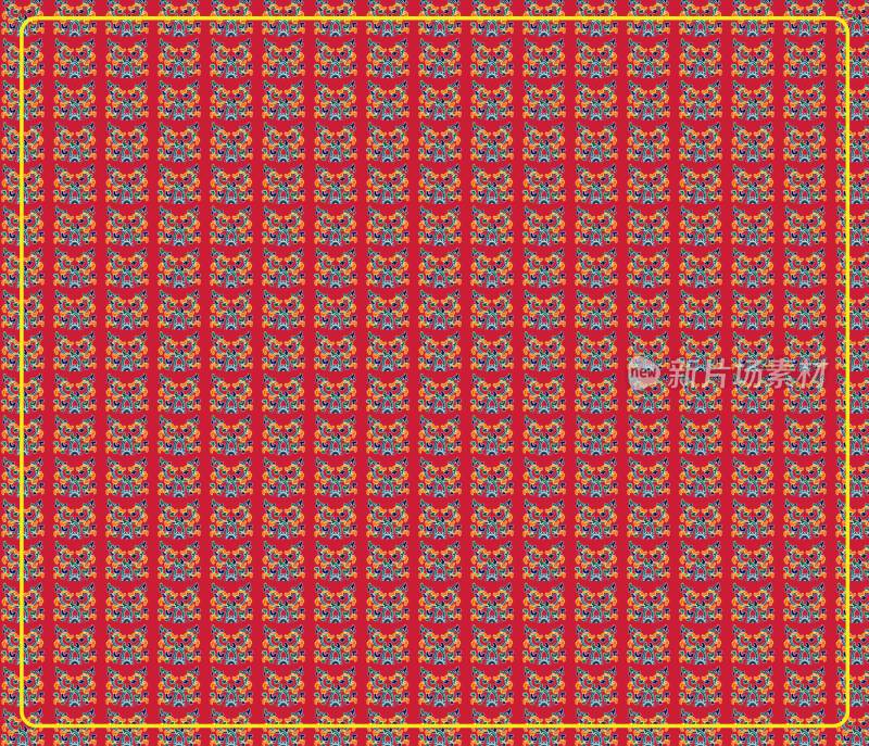 国潮传统文化纹饰图印