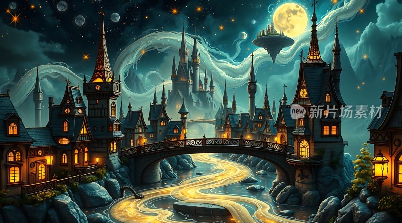 梦幻城堡之夜