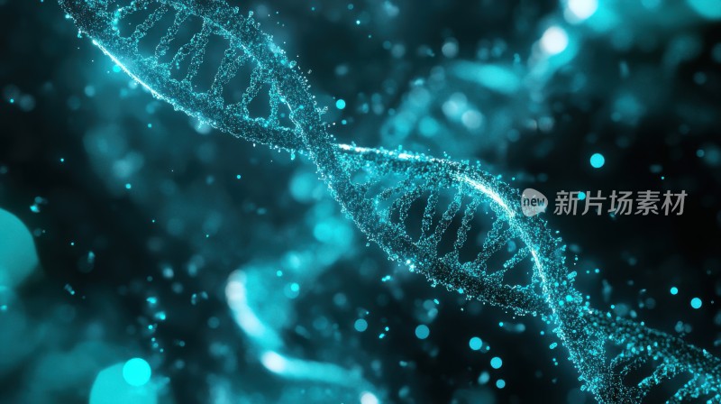 生命科学DNA基因链条生物医疗