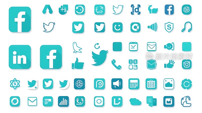 社交媒体图标大集合