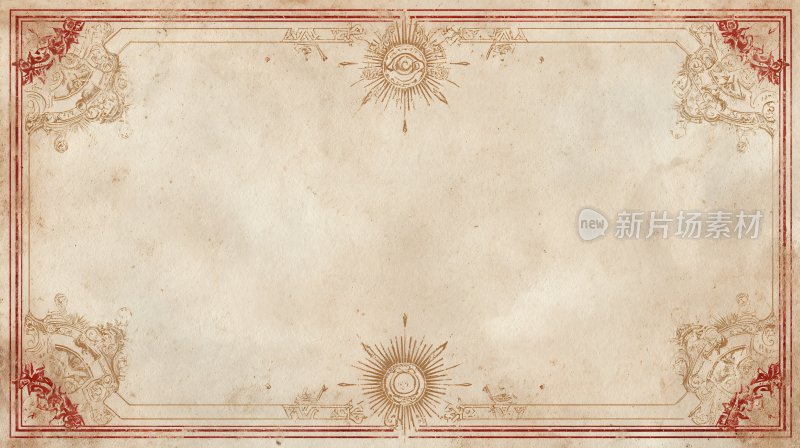 复古边框装饰背景图