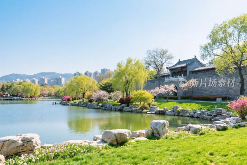 古典园林山水景观