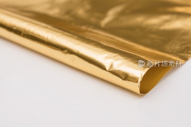 金色布料特写