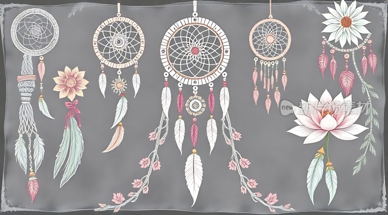 捕梦网与花之交响曲