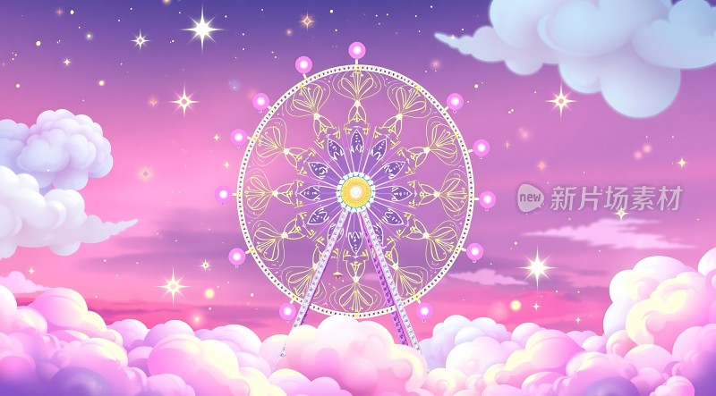 梦幻摩天轮夜空之旅