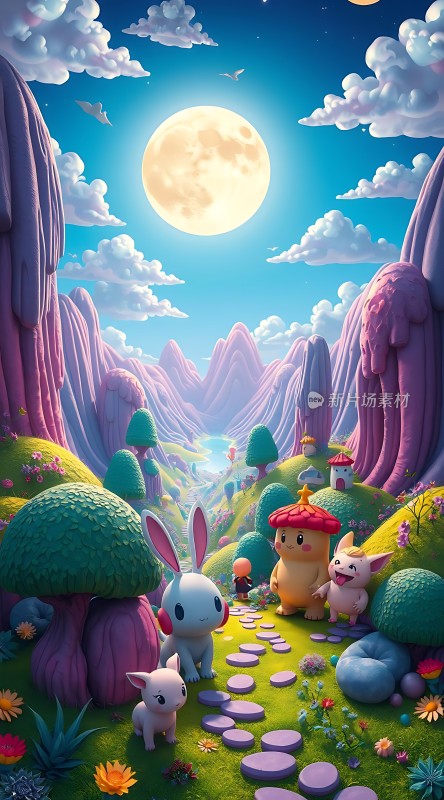 梦幻精灵夜游仙境