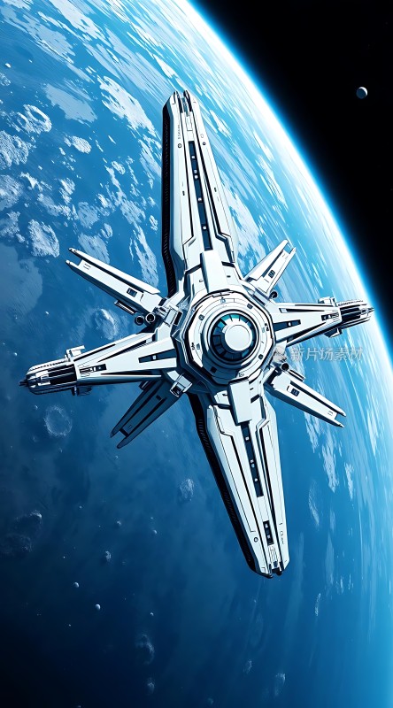 星际飞船遨游宇宙