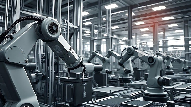智能工厂机器人生产线