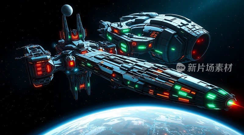 星际飞船探索未知宇宙
