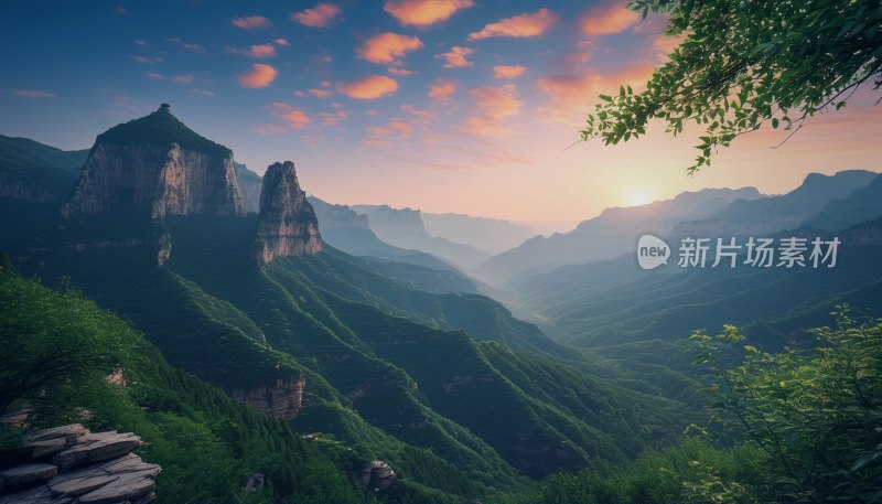 焦作云台山夏日风光